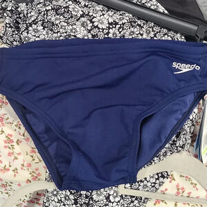 Speedo Men's Endurance Lite Swim Bottom Size 30 in Navy Athletic Beach Pool NWT